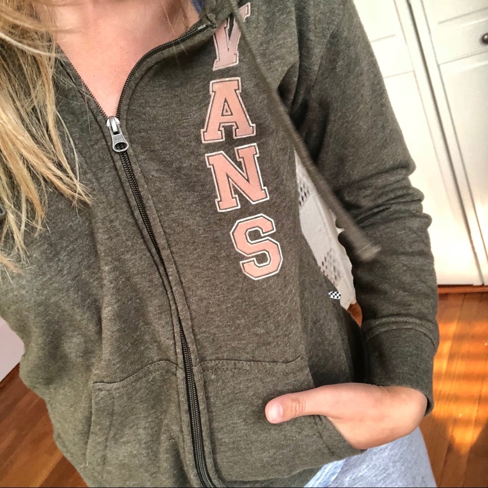 Vans Womens/Girls Zip Up Hoodie